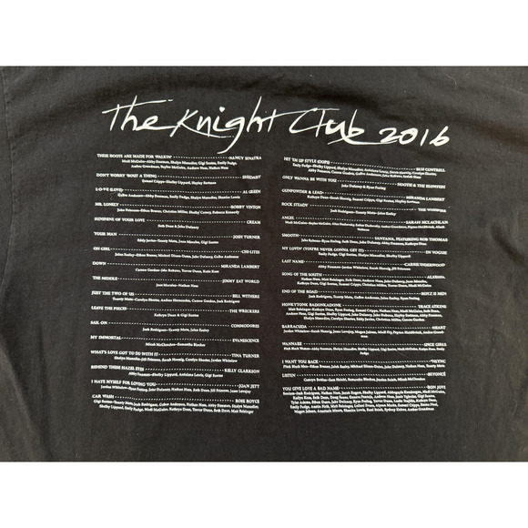 The‎ Knight Club TShirt Mens XL Black 2016 Tour Band Graphic Triangle Prism Tee - Picture 6 of 6
